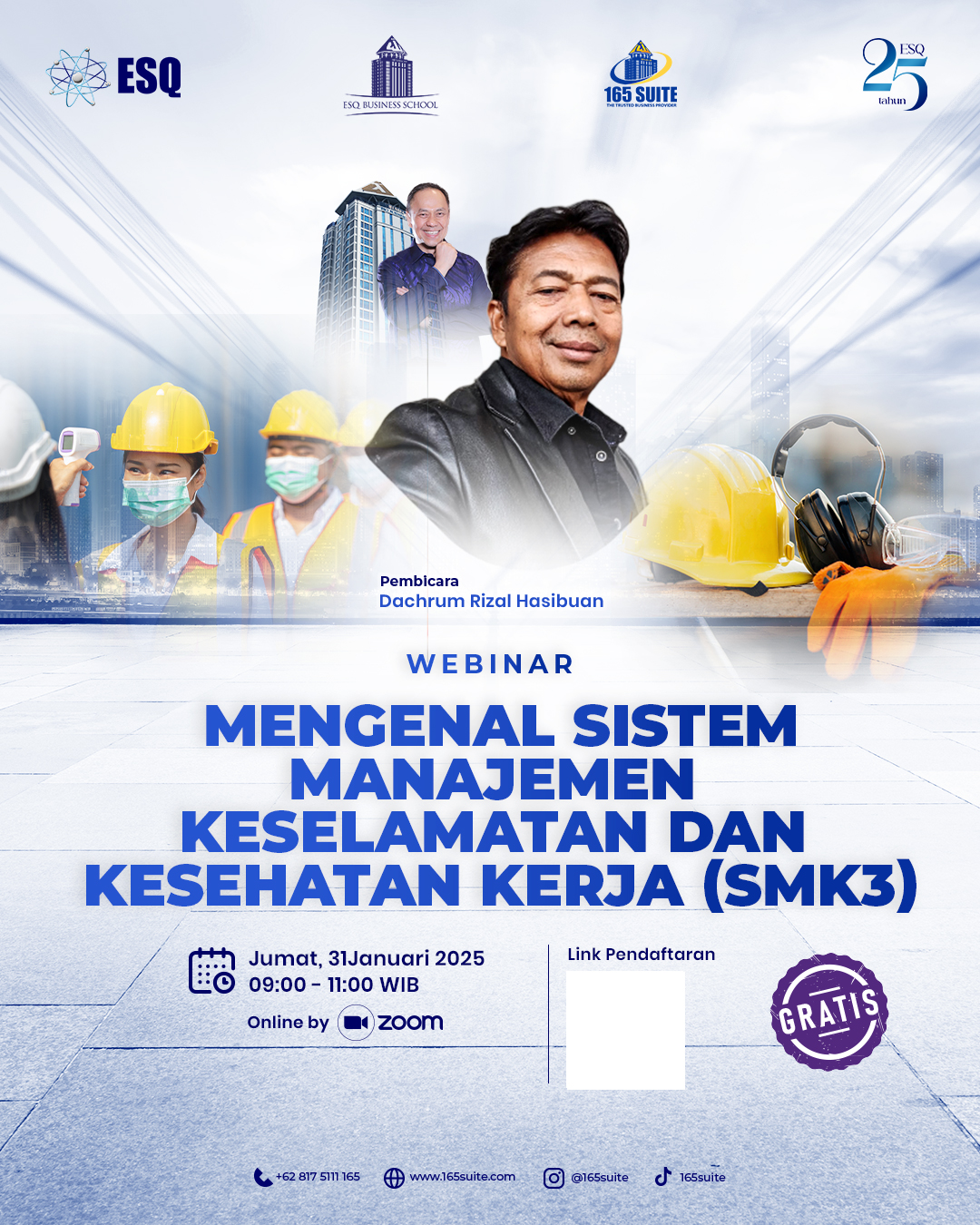 Free Webinar Mengenal Sistem Manajemen Keselamatan Dan Kesehatan